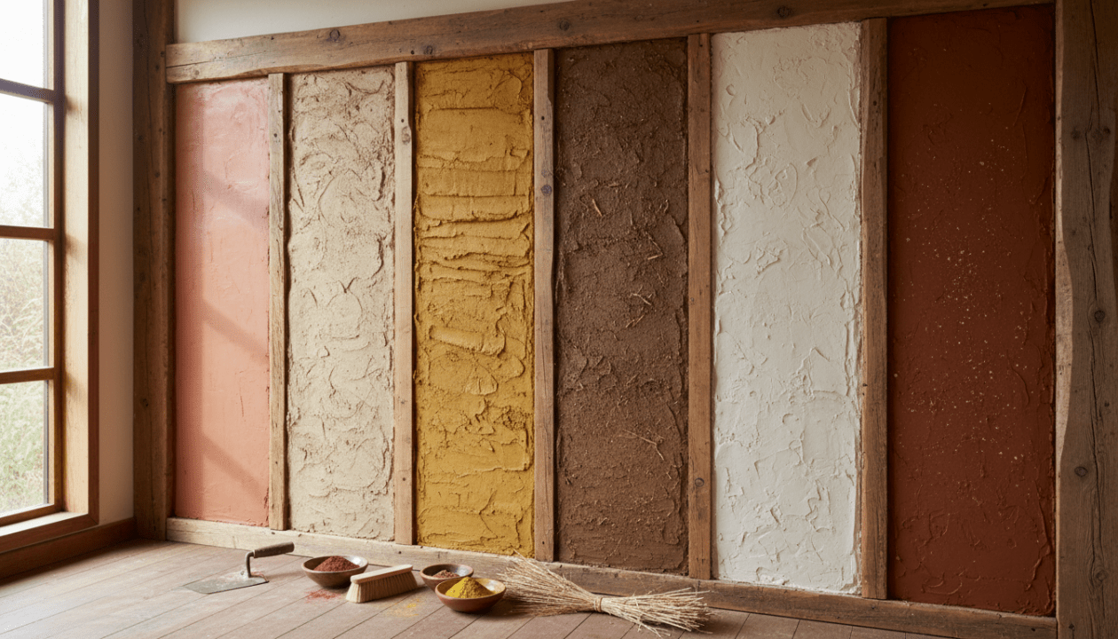 découvrez les techniques d'application des enduits à l'argile et terre crue, leurs couleurs naturelles variées et les finitions possibles pour une décoration écologique et authentique.
