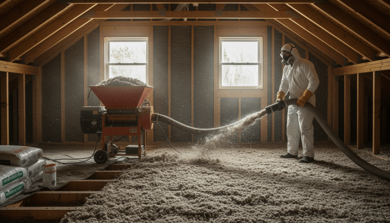 découvrez les techniques d'isolation en vrac pour combles perdus avec le soufflage et la cardeuse, afin d'améliorer l'efficacité énergétique de votre habitation.
