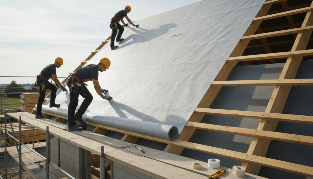 découvrez comment le pare-pluie et coupe-vent steico universal garantit l'étanchéité optimale de votre toiture tout en améliorant son isolation.