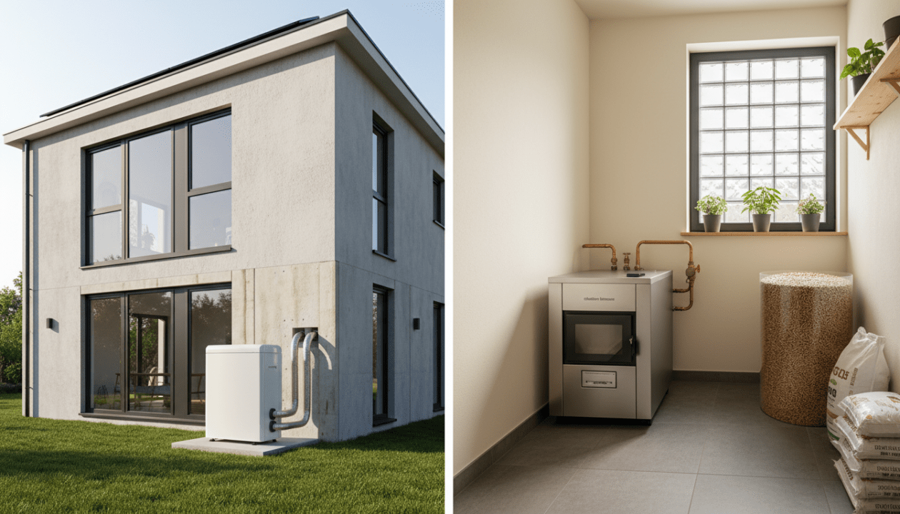 découvrez les avantages de la pompe à chaleur et de la chaudière biomasse pour une maison bien isolée, et trouvez la solution de chauffage la plus efficace et écologique adaptée à vos besoins.